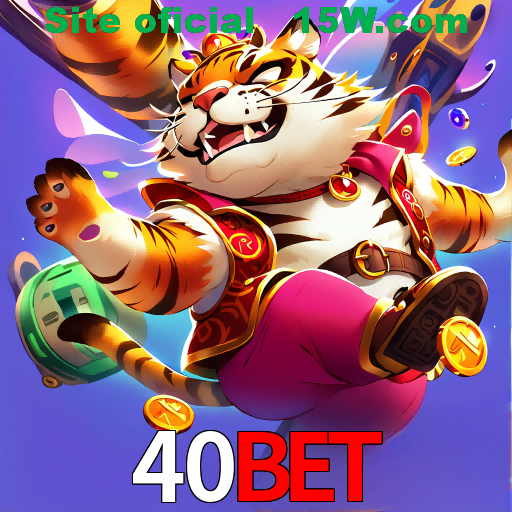 Imagem promocional da 40Bet mostrando a plataforma e suas vantagens